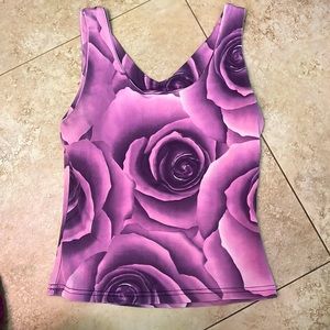 Rose tank top